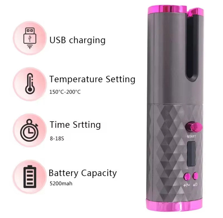 USB Portable Automatic Hair Curler